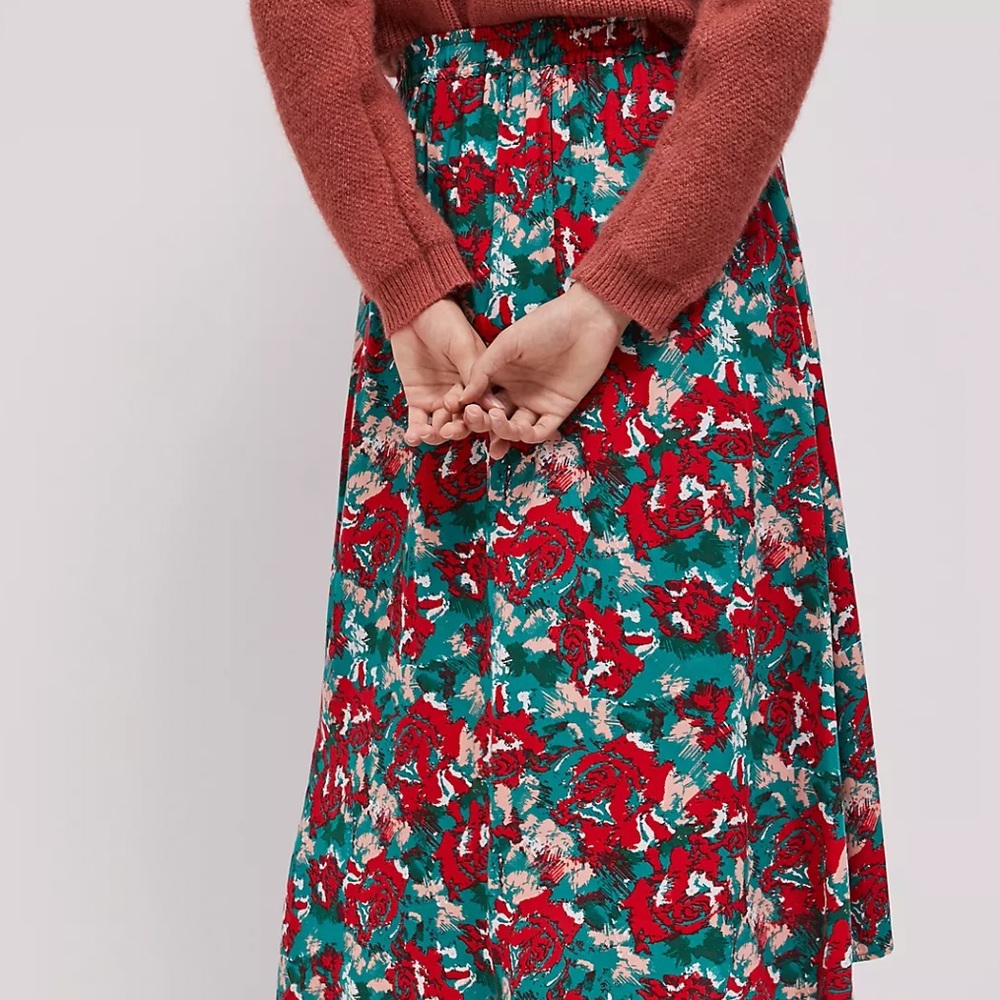 Anthropologie Miley Ruffled Midi Skirt - Picture 10 of 14